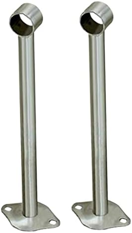 Baoblaze 9x 2x garderobe šipka za šipku nosač cijevi nosač 25 mm