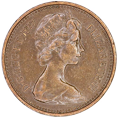 1977. UK Elizabeth II 2. portret 1 Novi peni Good