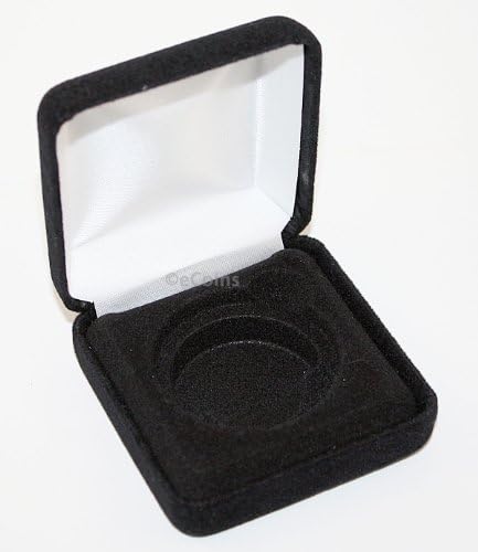 Puno 10 crnog filca kovanica zaslon poklon metal kutija drži 1-IK ili srebrni orao ase