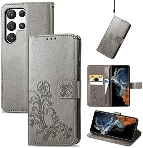 Asdsinfor Torbica za telefon Samsung Galaxy S23 Ultra,torbica-novčanik Galaxy S23 Ultra sa držačem za kartice, magnetski