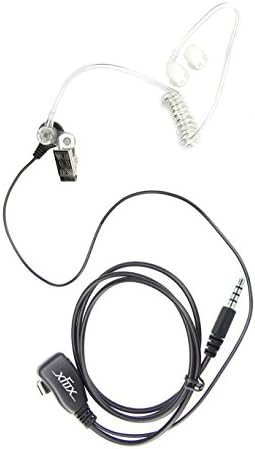 XFOX Universal 3,5 mm priključak PTT Akustična šuplja zračna cijev Anti Radiation Slušnica s jednokanalnim slušalicama s