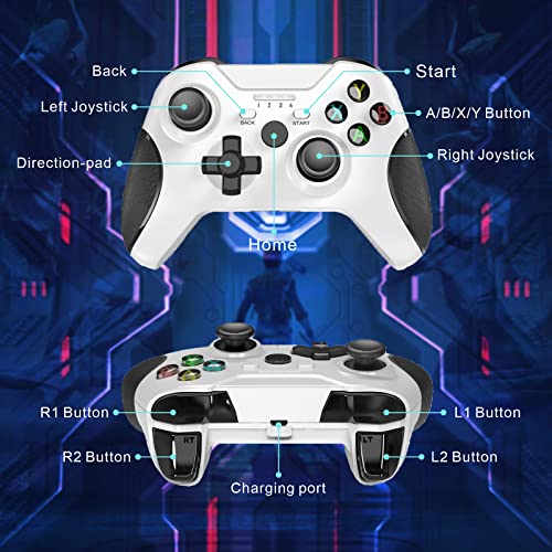 Dyonder Xbox One Wireless Controller, GamePad kontrolera igara 2.4GHz Kontroler igara Kompatibilan s Xbox One/One S/One X/One