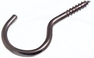 Vijak za kuku u čapci u neobrađenoj ukupnoj duljini 38 mm kroma