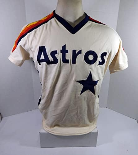 1987. Houston Astros Chuck Jackson 23 Igra rabljena krem ​​Jersey 42 DP35466 - Igra korištena MLB dresova