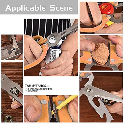 Kuhinjske škare od nehrđajućeg čelika Postavite voćni nož, oguljena, mjerna žlica, škara 4 pakiranje kuhinjskih alata multifunkcionalne
