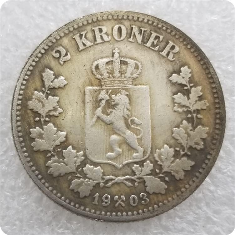 Norveška 1893.1896.1898.1900.1903 Norveška 2 Krone