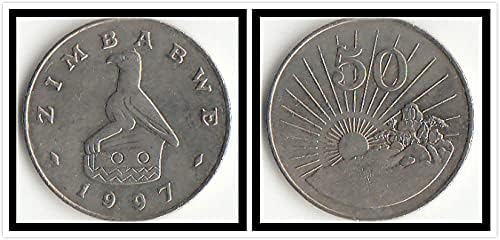 Afrički Zimbabve 50 bodova kovanica nasumične strane kovanice kolekcija poklona