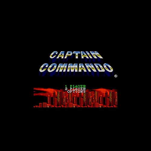 Romgame kapetan Commando NTSC Verzija 16 bit 46 pin Big Grey Game Card za igrače u SAD -u igrača