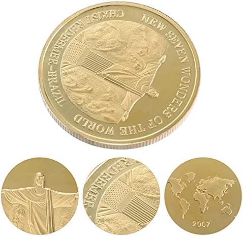 CABILOCK HOUSE Pokloni suvenir kovanica Sedam čuda Svjetskog komemorativnog novčića Zlato 2021 kolekcionarski poklon kovanice
