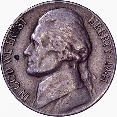 1941. Jefferson Nickel 5c Vrlo u redu