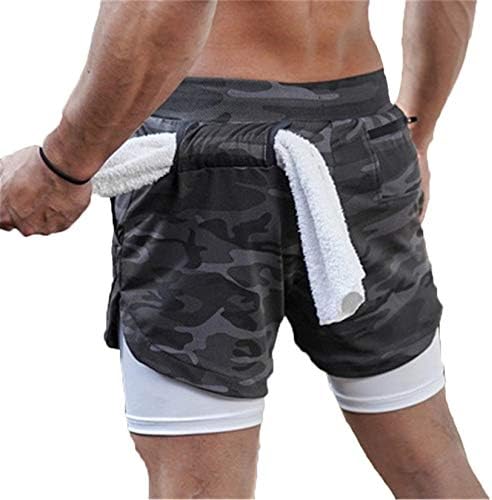 Muške kratke hlače za vježbanje za trčanje, lagane kratke hlače za vježbanje joge u teretani s džepovima