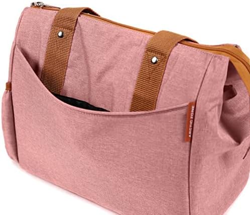 Izolirana torba za ručak za žene-zatvorena kutija za ručak, izolirana torba za hladnjak-vrijesak ružičasti ten