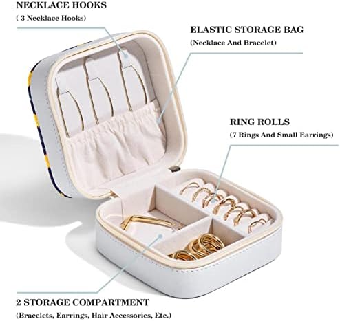 JavenProeqt kutija za nakit za žensku putnicu, prijenosni mini nakit za putovanja, Ogrlice za skladištenje Ogrlice za djevojčice