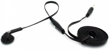 Ravne kabelne crne ruke s mono slušalicama s jednim slušalicama za ušir za ušir za uši za uši za Samsung Galaxy Tab S 10.5
