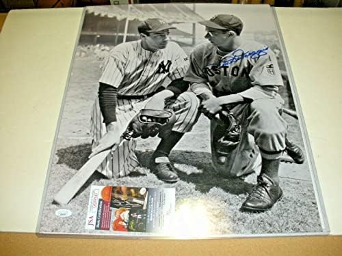 Dom DiMaggio Boston Red Sox Joe DiMaggios brat JSA/CoA potpisao 16x20 Photo - Autographd MLB fotografije