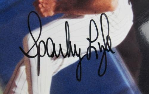 Sparky Lyle potpisao Auto Autogram 8x10 Photo VII - Autografirane MLB fotografije