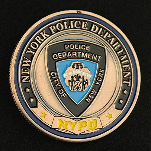 Sjedinjene Države Njujorška policijska uprava Komemorativni novčić brončana kovanica Coin Challenge Coin