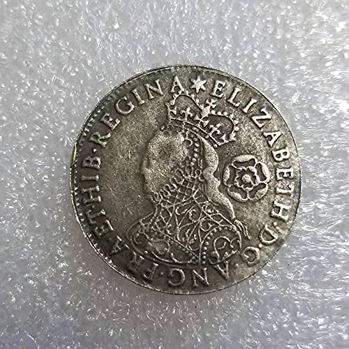 Antikni zanat 1562 British Silver Dollar Commemorative Coin Coin 1643