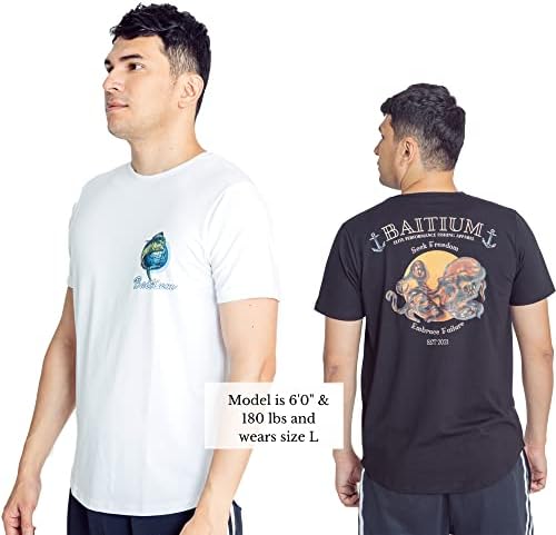 Ribolovna košulja za muškarce kratke rukave | Performance majica Gear unisex | Ležerna atletska košulja