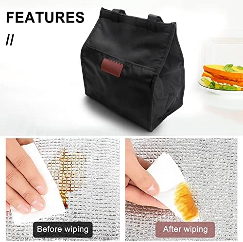 Kutija za ručak termalna vrećica prostrane vrećice za hranu s patentnim zatvaračem za žene putne torbe za piknik