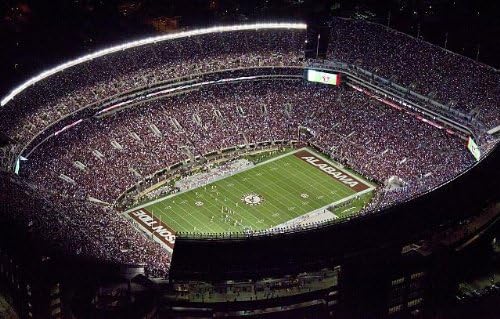 PovijesneFindings Foto: Aerial View, nogometni stadion Sveučilišta u Alabami, Tuscaloosa, Alabama, AL