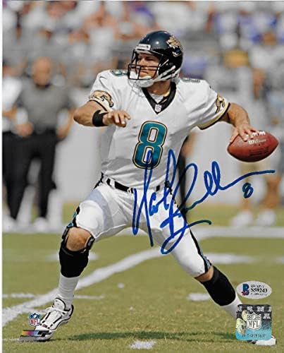 Mark Brunell autogramiran Jacksonville Jaguars 8x10 Fotografija Beckett svjedoči - Autografirane NFL fotografije