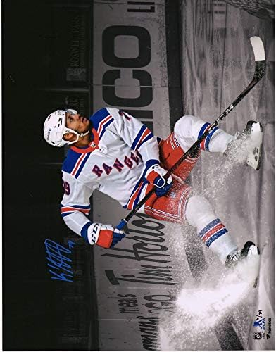 K'andre Miller New York Rangers Autographed 11 x 14 Fotografija bijelog Jersey