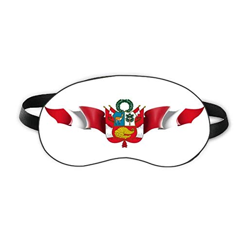 Peru zastave National Emblem Sleep Eye Shield Meki noć