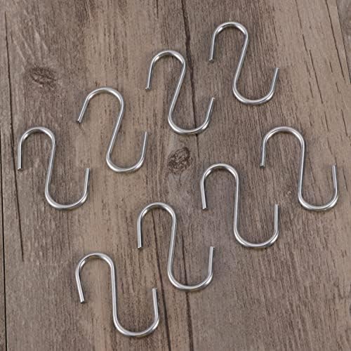 Ipetboom Mini s Hook 10pcs Metalne viseće kuke oblikovane teške žice žice za kuke MINI Garden Ornament Kuke za skladištenje