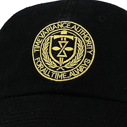 Loki Time Variance Authority Crest vezeni crni pamučni šešir