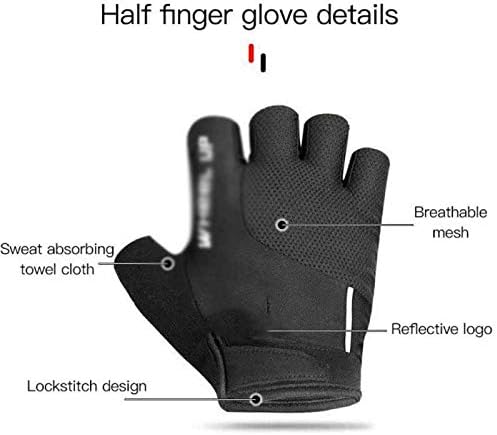 ; Biciklističke rukavice od Pola prsta ženske muške rukavice protiv klizanja otporne na udarce debele fitness rukavice za
