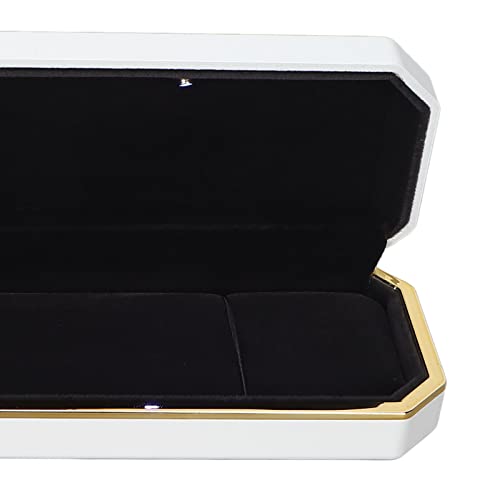LED osvijetljeni nakit poklon kutija prstenovi narukvica za poštivanje ladice za odlaganje za prijedlog za angažman za žene