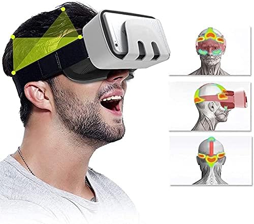 Fedrui 3D naočale za virtualnu stvarnost, naočale za sve u jednoj igri za igranje slušalica 3D Smart naočale s interpupilarnom