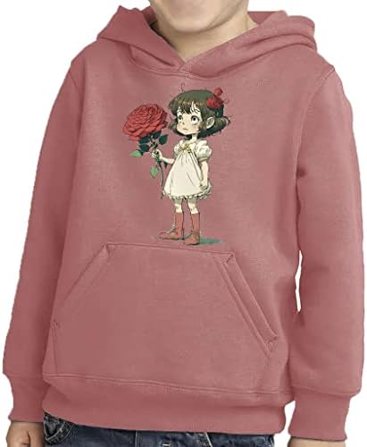 Djevojka print mališana pulover hoodie - crtana spužva s spužvom runom - cvjetna kapuljača za djecu