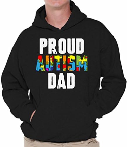 Neugodni stilovi autizam tata hoodie za oca za svjesnost o ocu autizam za podršku
