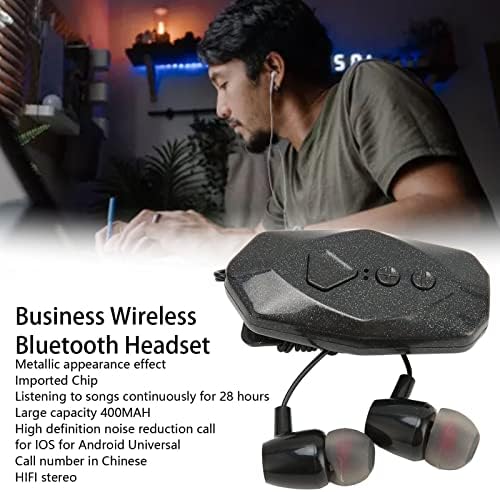 Poslovne bežične Bluetooth slušalice, Clip Clip Clip bežične slušalice dugačka izdržljivost dvostruko dizajn uha hifi stereo
