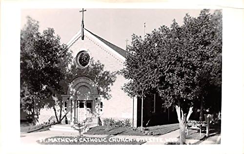 Katolička crkva St Mathewa Gillette, razglednica Wyominga