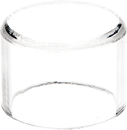 Plymor Clear akrilni okrugli cilindar zaslon, 1,5 inča x 2 inča