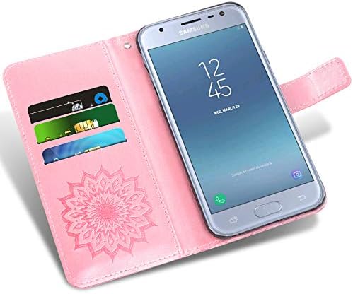 Torbica za telefon Samsung Galaxy J7 Star J7 Crown 7J Refine 2018 J7V V 2. generacije novčanik sa zaštitnim slojem od kaljenog
