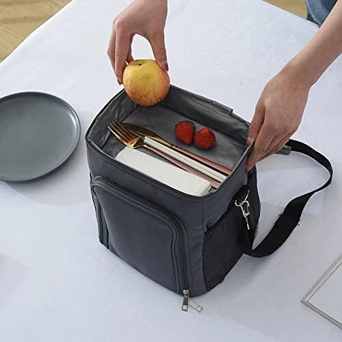 ; Modna vodootporna termalna vrećica za ručak višekratne Torbe za piknik na ramenu Studentska radna Školska kutija za večeru