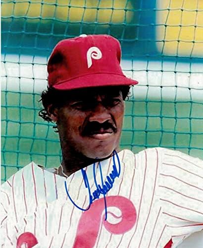 Juan Samuel Philadelphia Phillies Autografirano 8x10 Fotografije - Autografirani MLB fotografije